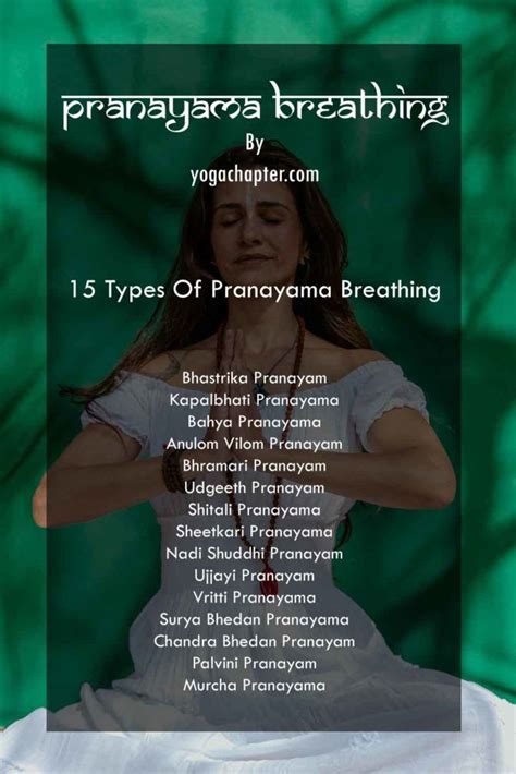 15 Types Of Pranayama And Their Benefits You Need To Know Pranayama