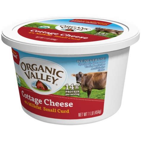 Organic Valley Milkfat Small Curd Cottage Cheese Lb Kroger