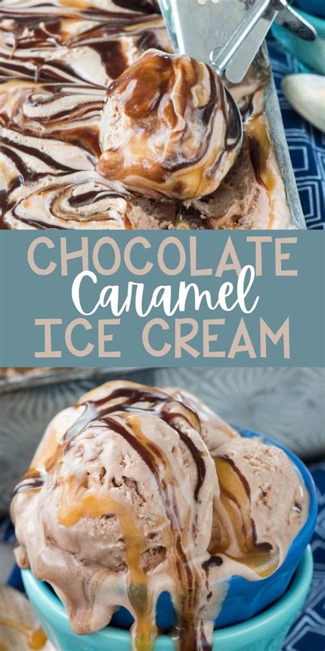 Decadent Chocolate Caramel Ice Cream