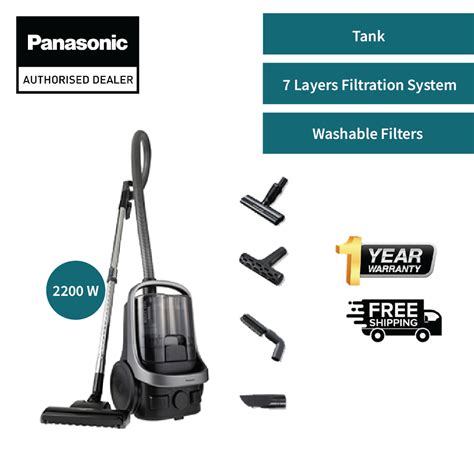 Panasonic Mc Cl W Cyclone Bagless Canister Vacuum Cleaner With