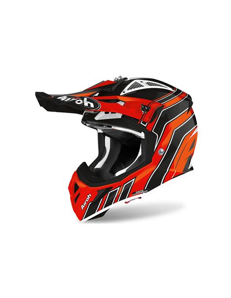 Casco Airoh Aviator Ace Art Orange Gloss