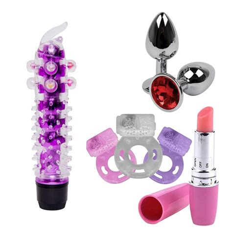 Kit Vibrador Feminino Ponto G Personal Anel Peniano Plug Anal Joia