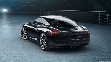 Cars desktop wallpapers Porsche Cayman Black Edition - 2015