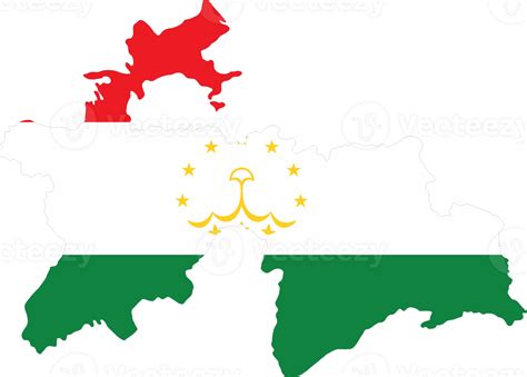 Tajikistan flag pin map location 23529894 PNG