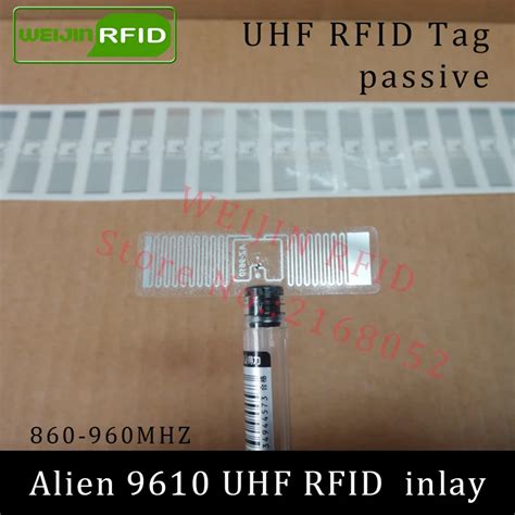 Uhf Rfid Tag Alien Dry Inlay Mhz Mhz Mhz Mhz