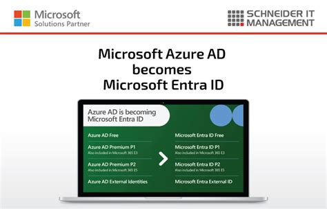 Microsoft Azure AD is now Microsoft Entra ID [2023] - SCHNEIDER IT ...