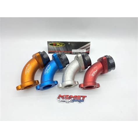 Jual Intake Manifold Bebek Panjang Miring 28 Mm Bpro Racing Cocok Untuk