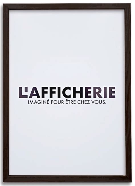 Cadre Poster Noir idéal pour une deco moderne LAfficherie