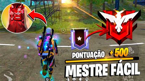 MESTRE Solo em 1 DIA TATICA MAIS FÁCIL Para PEGAR MESTRE no FREE FIRE