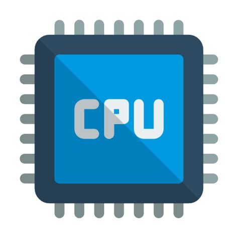 Processor Icon Cpu Icon Chip Icon