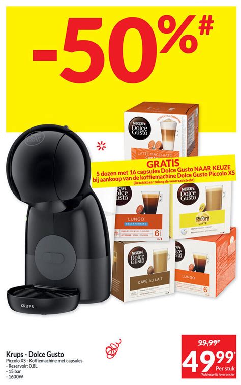 Krups Dolce Gusto promotie bij Intermarché