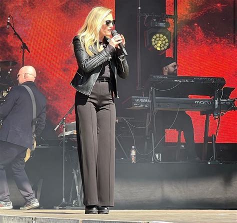 Helene Fischer Live Leather Pants Instagram Fashion Leather Jogger