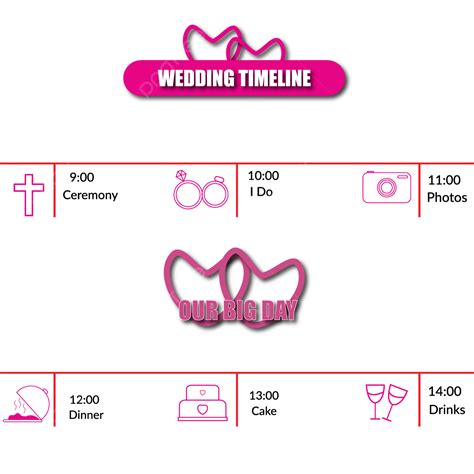 Wedding Timeline Vector Hd Images Smart Wedding Timeline Png Elements