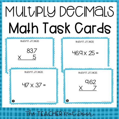 5th Grade Math Tasks