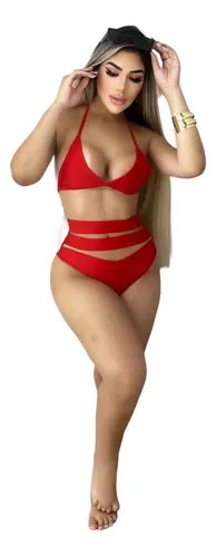 Biquini Cintura Alta Hot Pants Duas Tiras Suquini Verão MercadoLivre