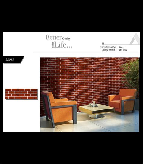 Ceramic Multicolor 92011 Elevation Series 16 Glossy Finish Wall Tiles