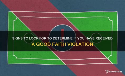 Signs To Look For To Determine If You Have Received A Good Faith