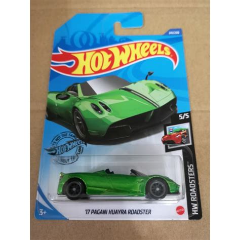 Hot Wheels 17 Pagani Huayra Roadster Super Treasure Hunt Sth Shopee