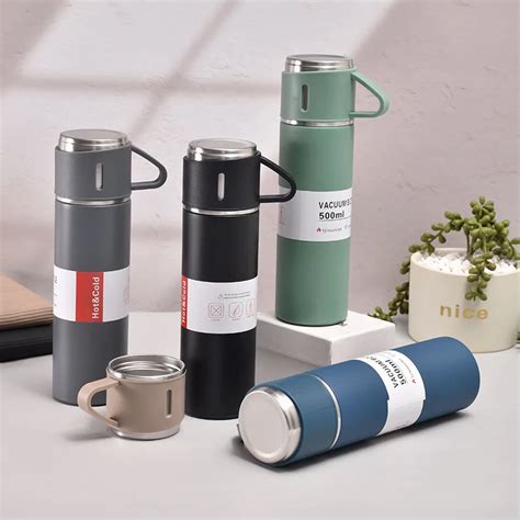 Ml Stainless Steel Vacuum Flask Gift Set Office Business Style