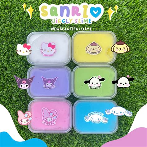 Jual Sanrio Slime 200ml By Newbeautifulslime Jiggly Slime Tofu Slime Termurah Character Sanrio