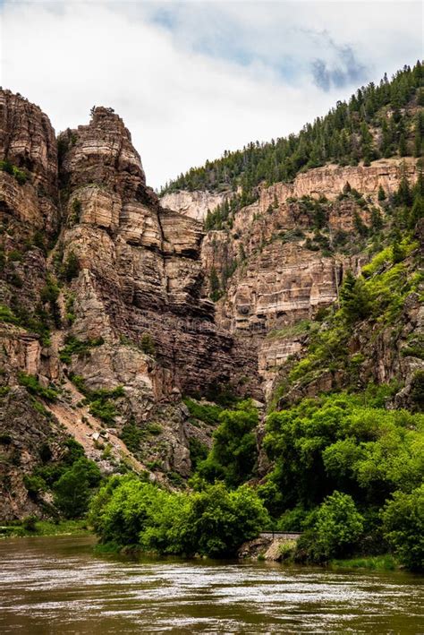 Glenwood Canyon in Colorado Stock Image - Image of blue, green: 42084955