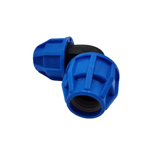 High Quality 90 Degree Elbow PE Compression Fitting For Irrigation