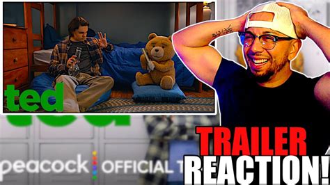 Ted Official Trailer Peacock Original Reaction Youtube