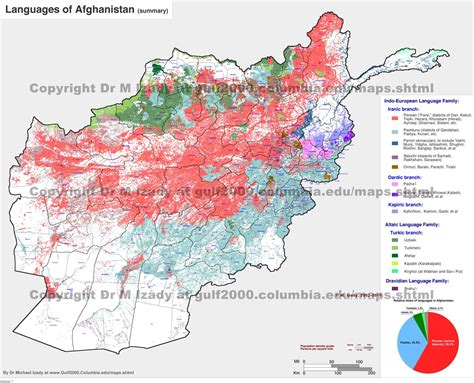 Linguistic Map Of Afghanistan