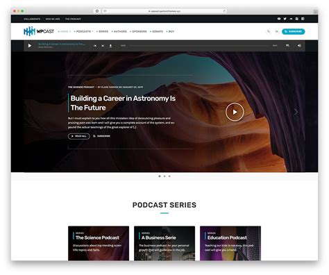 Wordpress Podcast Template