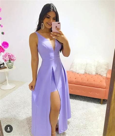 Vestido De Gala Lila Violeta Purpura Para Graduacion Prom Dresses