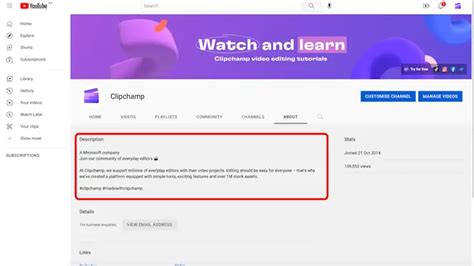 Youtube 描述的终极指南 Clipchamp Blog