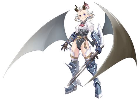 Qome Armor Devil Garter Horns Pointy Ears Sword Wings 900974 Yande Re