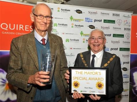 Farnham In Bloom Community Awards Present Award To Conservation Hero