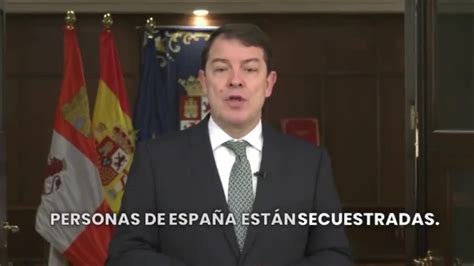 Mañueco acusa a Sánchez de ceder igualdad para pagar el chantaje del