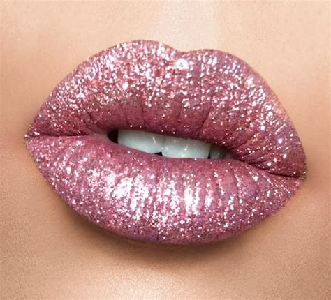 Nude Glitter Lipstick Glitter Lips Glitter Lipsticks Etsy