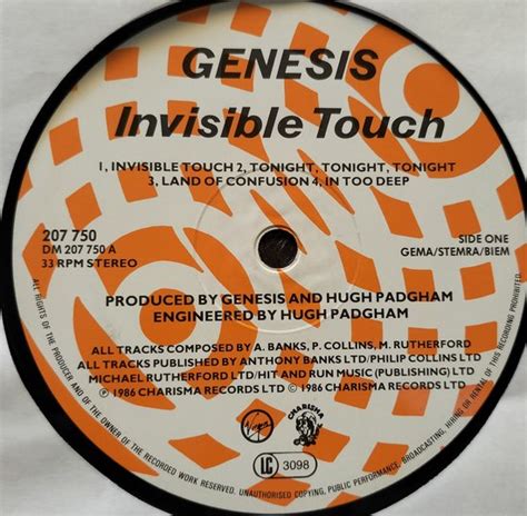 Genesis Invisible Touch 1986 LP Genesis Muziek Bol