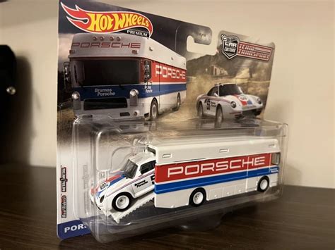 HOT WHEELS PREMIUM Team Transport Porsche Euro Hauler EUR PicClick FR