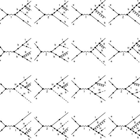 Tree Level Feynman Diagrams Pertinent To The Process E E Tb Gh