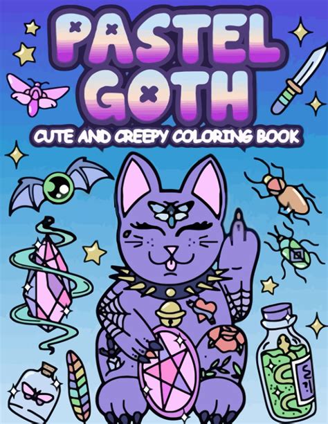 Buy Pastel Goth Cute And Creepy Coloring Book Kawaii And Spooky Gothic