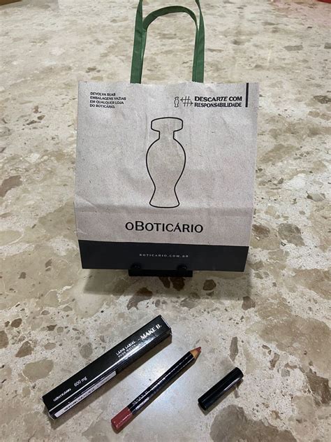 L Pis Labial Make B Nude Malva Maquiagem Feminina Botic Rio Nunca Usado Enjoei