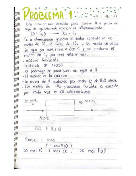 Apuntes problemas de balance Balances de Materia y Energía Studocu