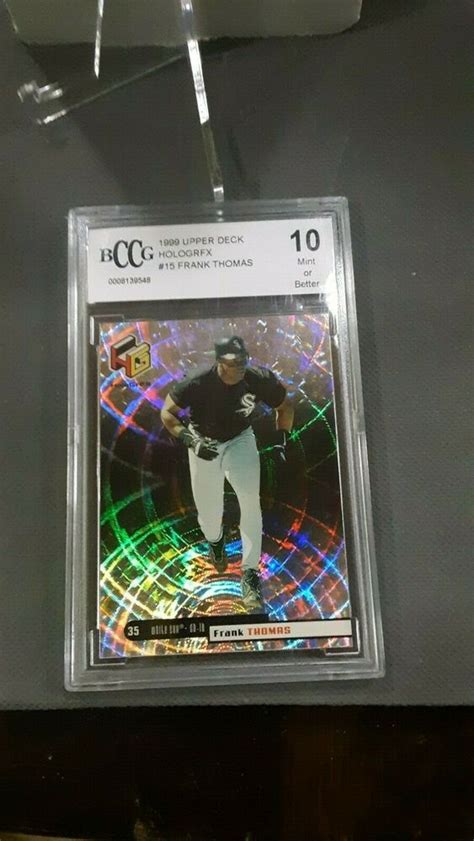 Upper Deck Hologrfx Frank Thomas Chicago White Sox Bccg