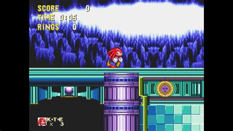 Sonic Knuckles Hidden Palace Zone Knuckles 0 08 YouTube