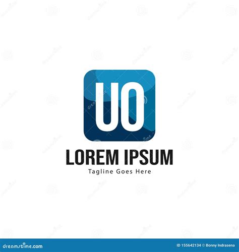 Uo Letter Logo Design Creative Modern Uo Letters Icon Illustration