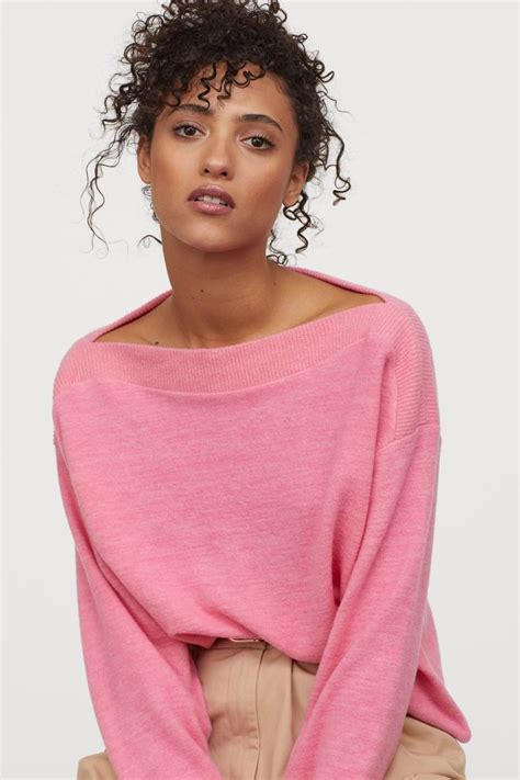 Boat Neck Sweater In 2020 Boatneck Sweater Neck Sweater Boat Neck