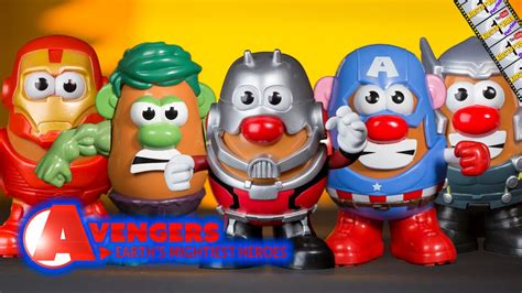 Mr Potato Head Avengers Ant Man Hulk Captain America Iron Man And