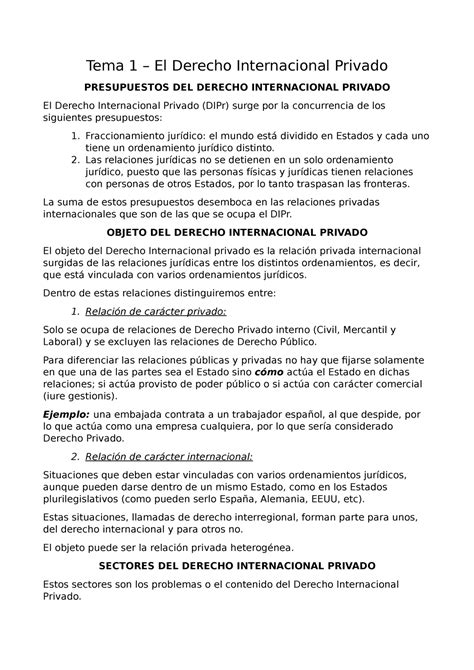 Derecho Internacional Privado 2 2
