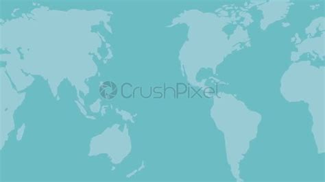 World Globe Map Animated