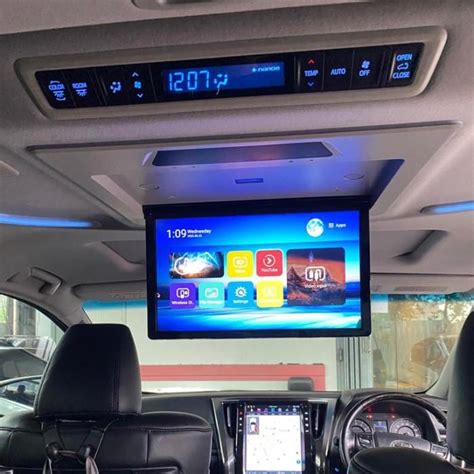 Jual Tv Plafon Alphard Tahun Up Monitor Roof Android