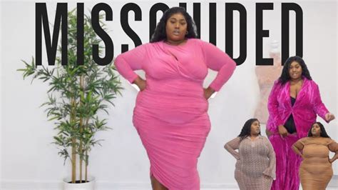 PLUS SIZE MISSGUIDED TRY ON HAUL THE SIZES REALLY BE MISSGUIDED YouTube